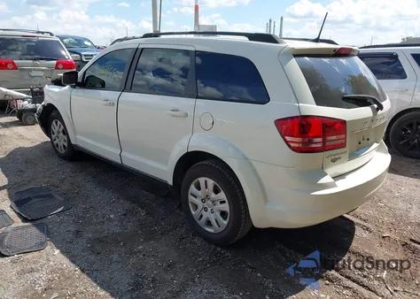 2018 Dodge Journey Se z USA, uszkodzony, nr VIN 3C4PDCAB8JT507754